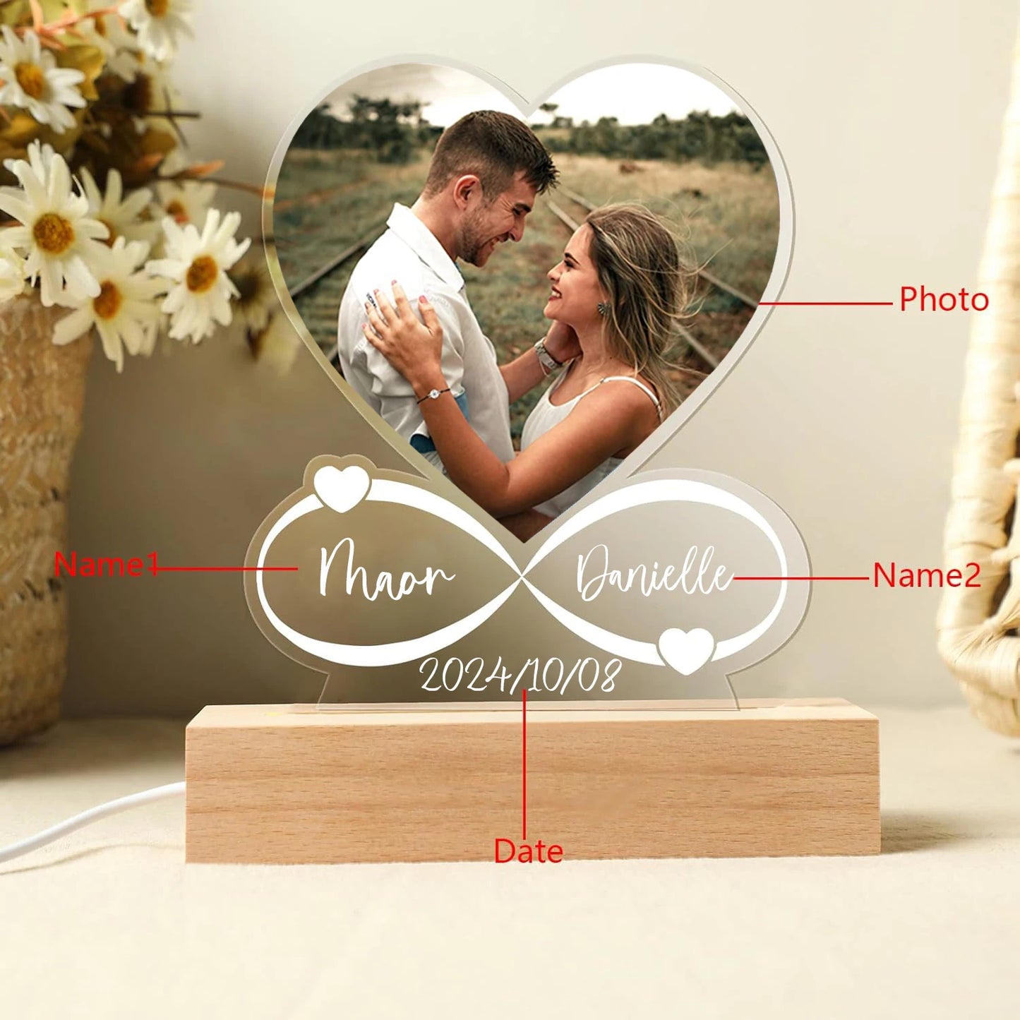 LoveFrame™ Personalized Acrylic Plaque